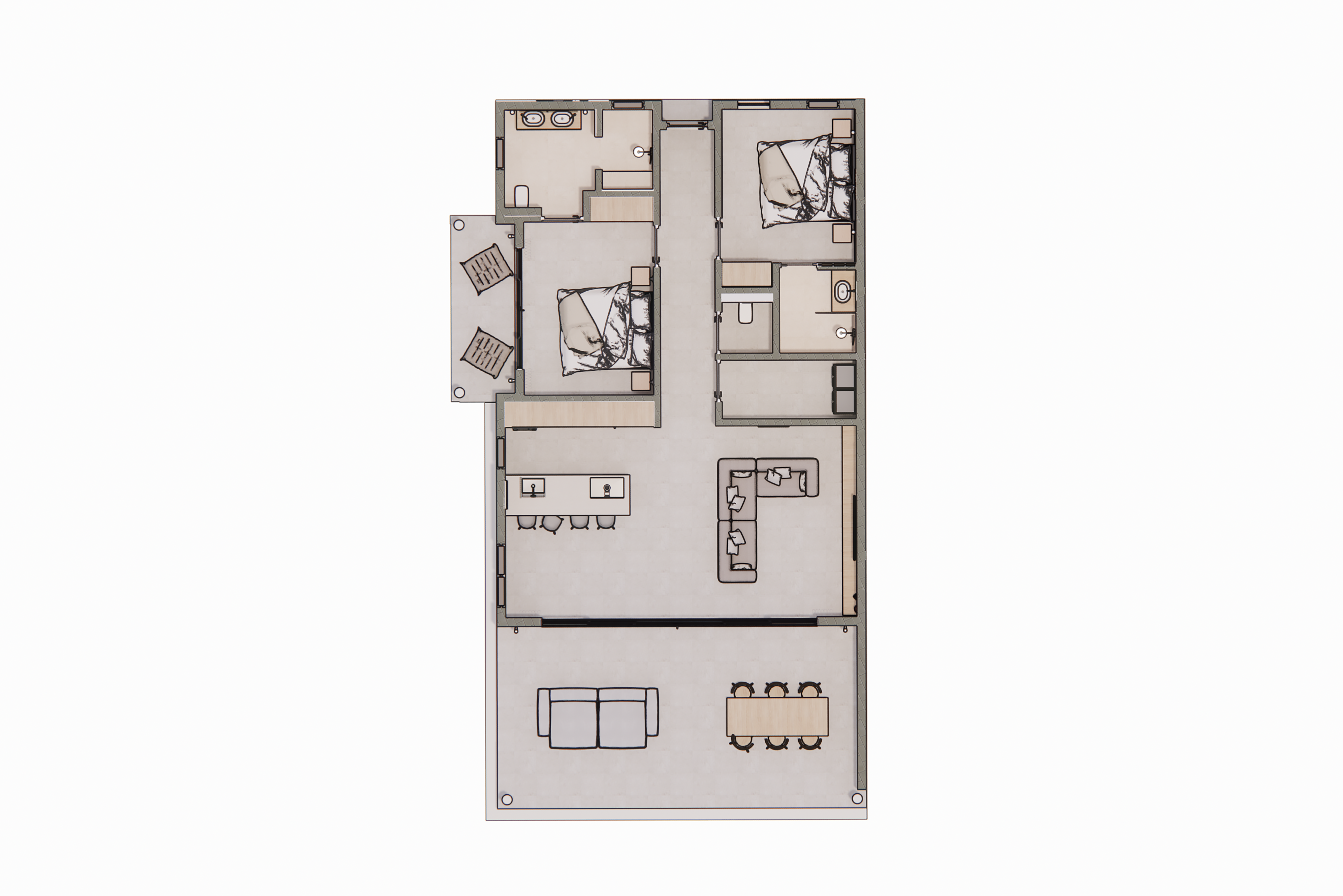 Apartment in San Sebastiaan