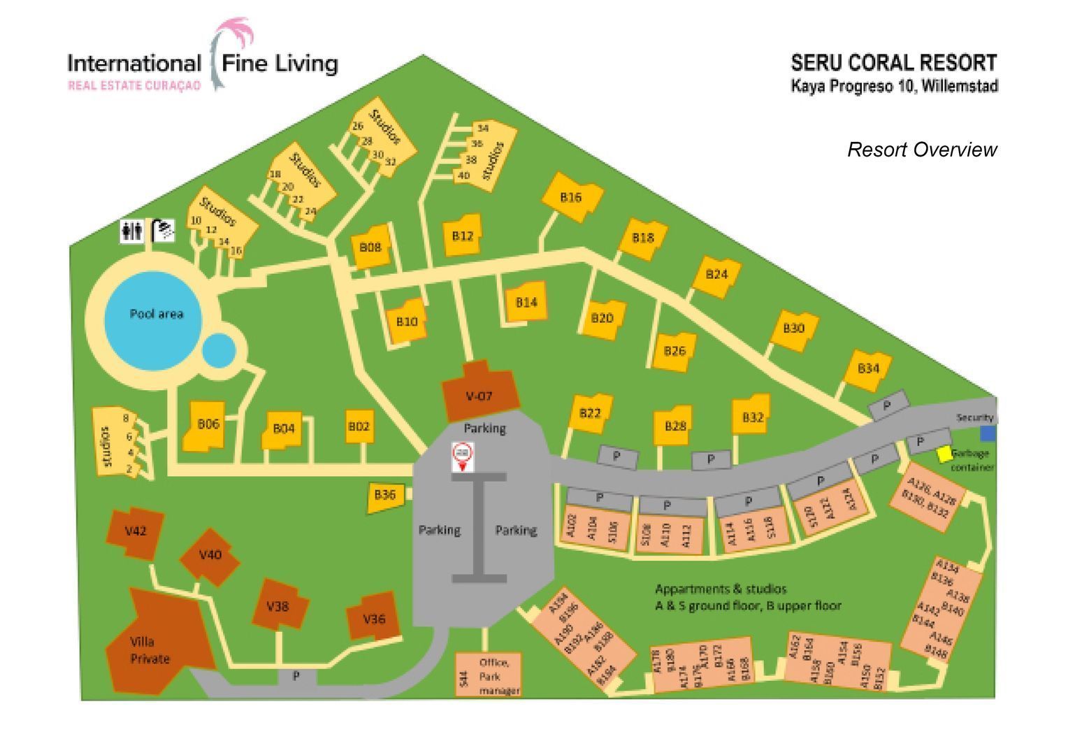 Apartment in Seru Coral